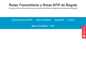 'sitp-bogota.com' screenshot