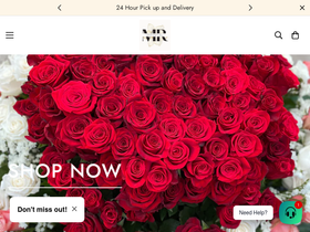 Millionrose homepage screenshot