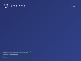 'codacy.com' screenshot