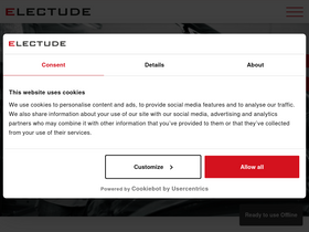 'electude.com' screenshot
