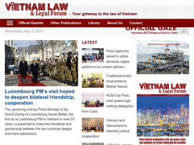 'vietnamlawmagazine.vn' screenshot