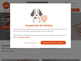 'fundacion-affinity.org' screenshot