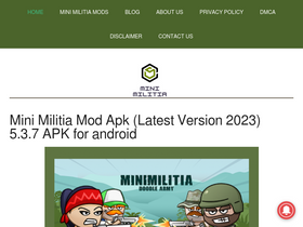 'minimilitiamodapk.net' screenshot