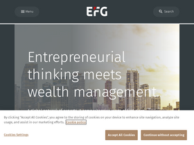 'efginternational.com' screenshot
