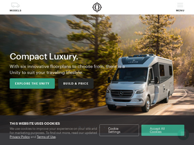 'leisurevans.com' screenshot