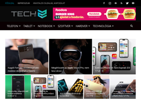 'tech2.hu' screenshot