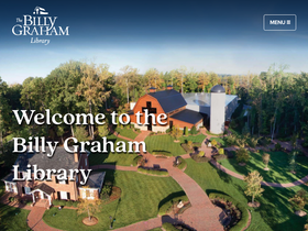 'billygrahamlibrary.org' screenshot