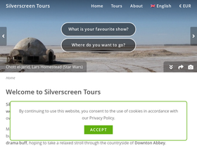 'silverscreen.tours' screenshot