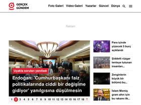 'gercekgundem.com' screenshot