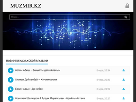 'muzmir.kz' screenshot