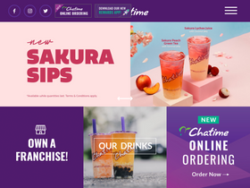 'chatime.ca' screenshot