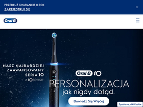 'oralb.pl' screenshot