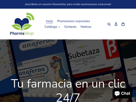 pharmashop.com.mx homepage screenshot