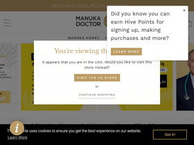 'manukadoctor.co.uk' screenshot