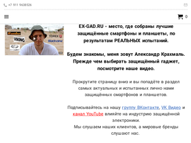 'exgad.ru' screenshot