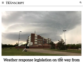 'normantranscript.com' screenshot