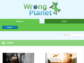 'wrongplanet.net' screenshot