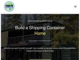 'discovercontainers.com' screenshot