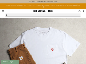 'urbanindustry.co.uk' screenshot