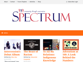 'spectrummagazine.org' screenshot