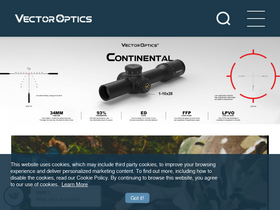 'vectoroptics.com' screenshot