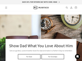 'rustico.com' screenshot