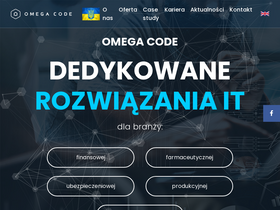 'omegacode.pl' screenshot