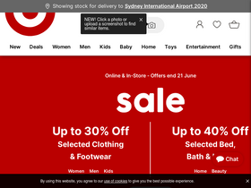 'target.com.au' screenshot