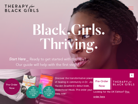 'providers.therapyforblackgirls.com' screenshot