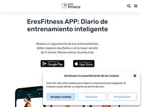 'eresfitness.com' screenshot
