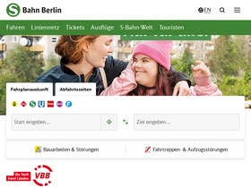 'sbahn.berlin' screenshot