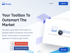 'finbox.com' screenshot