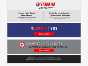 'yamaha-dealers.ca' screenshot