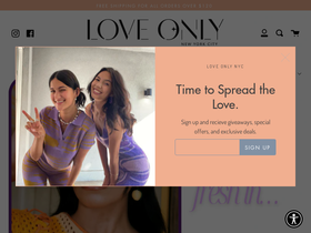 Love Only NYC website screenshot