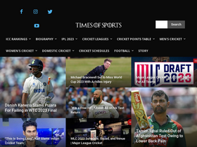 'timesofsports.com' screenshot