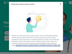 'znamylekar.cz' screenshot