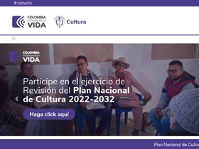 'bancodecontenidos.mincultura.gov.co' screenshot