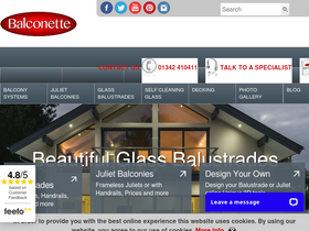 'balconette.co.uk' screenshot