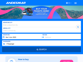 'andesmar.com' screenshot