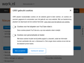 'werk.nl' screenshot