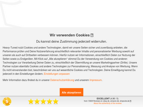 'heavy-tuned.de' screenshot