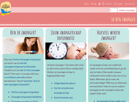 'ikbenzwanger.com' screenshot