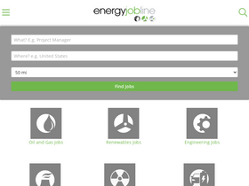 'energyjobline.com' screenshot