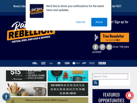 'ratracerebellion.com' screenshot