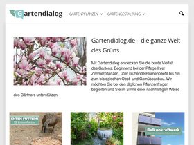 'gartendialog.de' screenshot