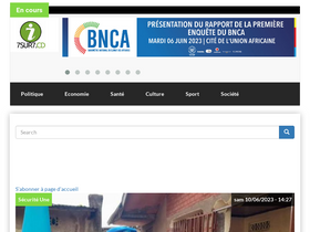 '7sur7.cd' screenshot