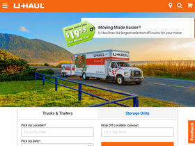 'store.uhaul.com' screenshot