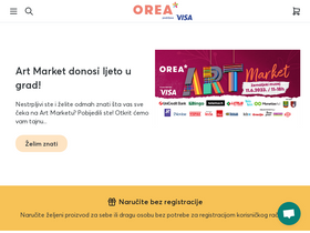 'oreabazaar.com' screenshot
