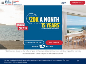 'rslartunion.com.au' screenshot