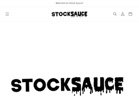 Stocksauce homepage screenshot